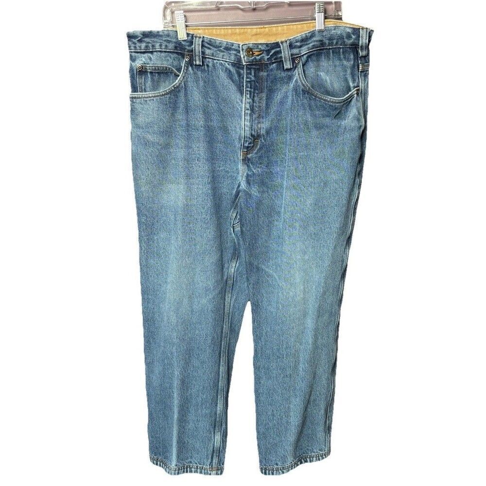 Duluth Trading Company Jeans Mens Size 38x30 Medium Wash C183237-18 DKI - Picture 10 of 11